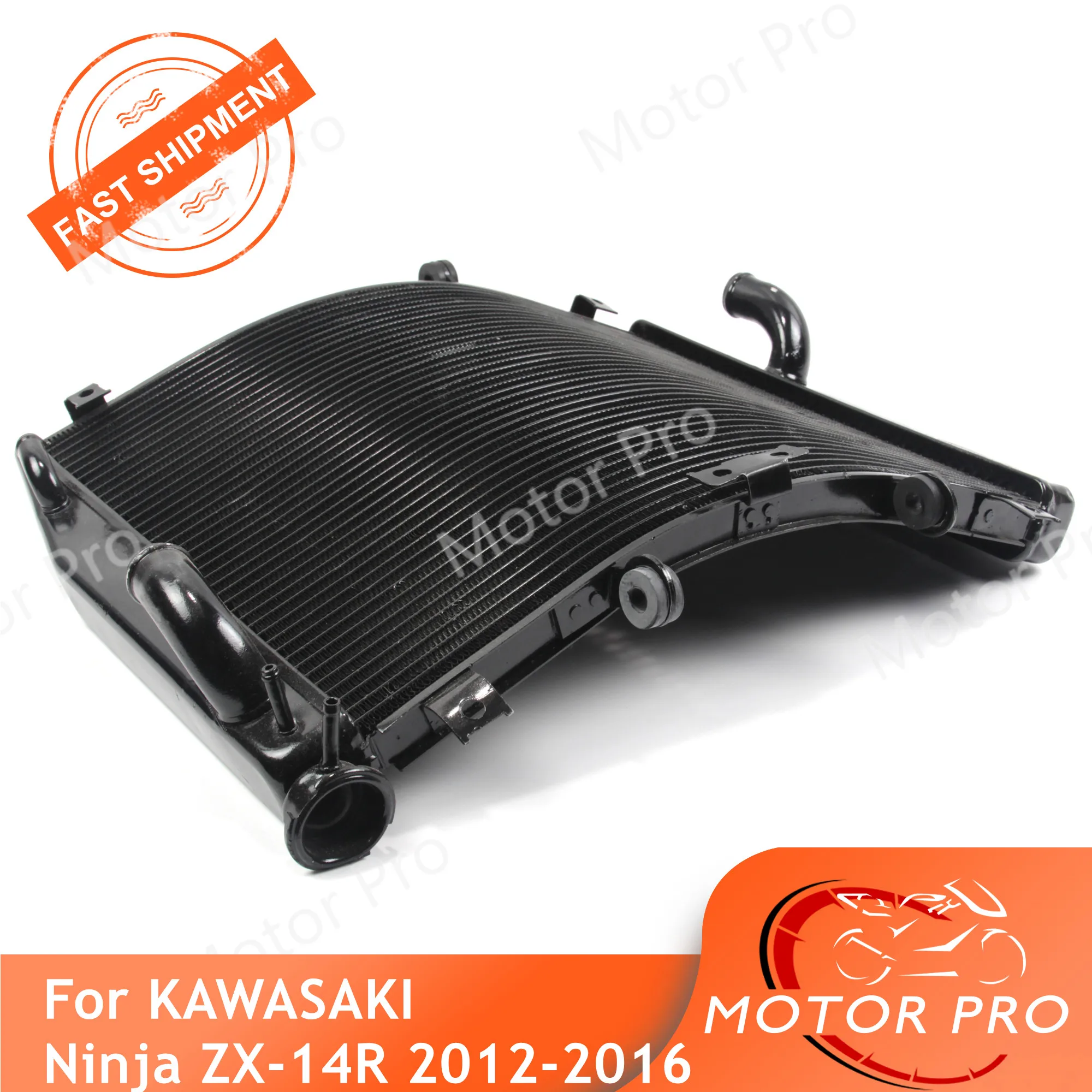 Radiator For Kawasaki Ninja ZX14R 2012 - 2016 Cooling Cooler ZX 14R ZX-14R 2013 2014 2015 water Accessories ZG1400 | Автомобили и