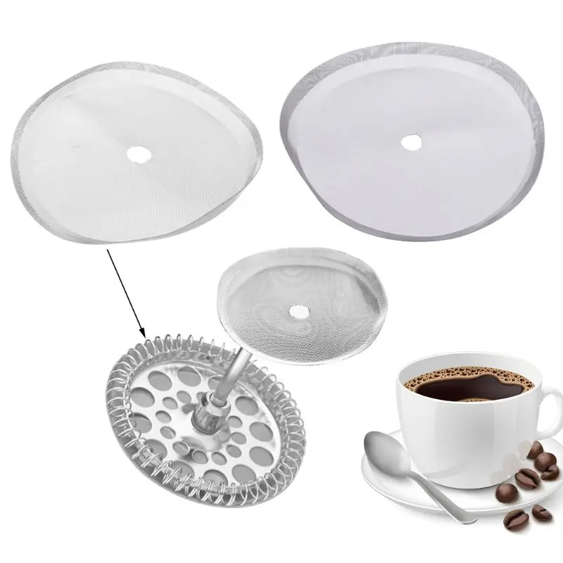 Портативная Съемная сетка для фильтрации кофейника точная многоразовые
