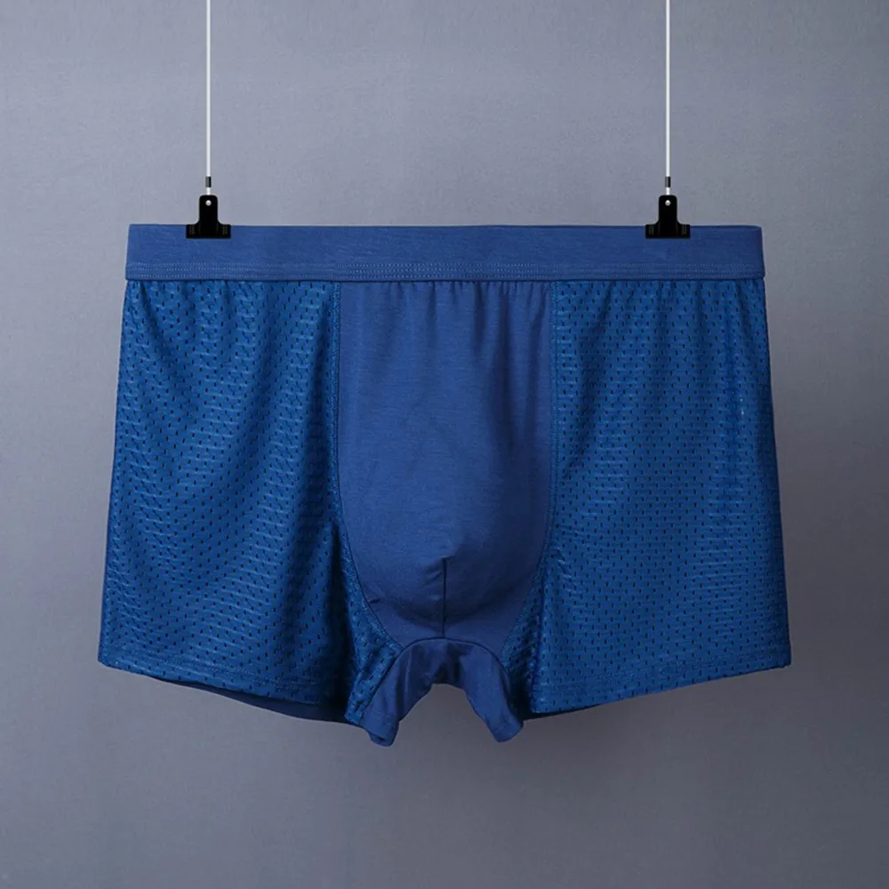 

Modal Men Underwear Boxer Plus Size Ice Silk Underwear Breathable Shorts