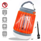 Светодиодный ловушка для комаров 3 в 1, переносной уличный светильник на солнечной батарее, освещение для отпугивания насекомых, ловушка для насекомых