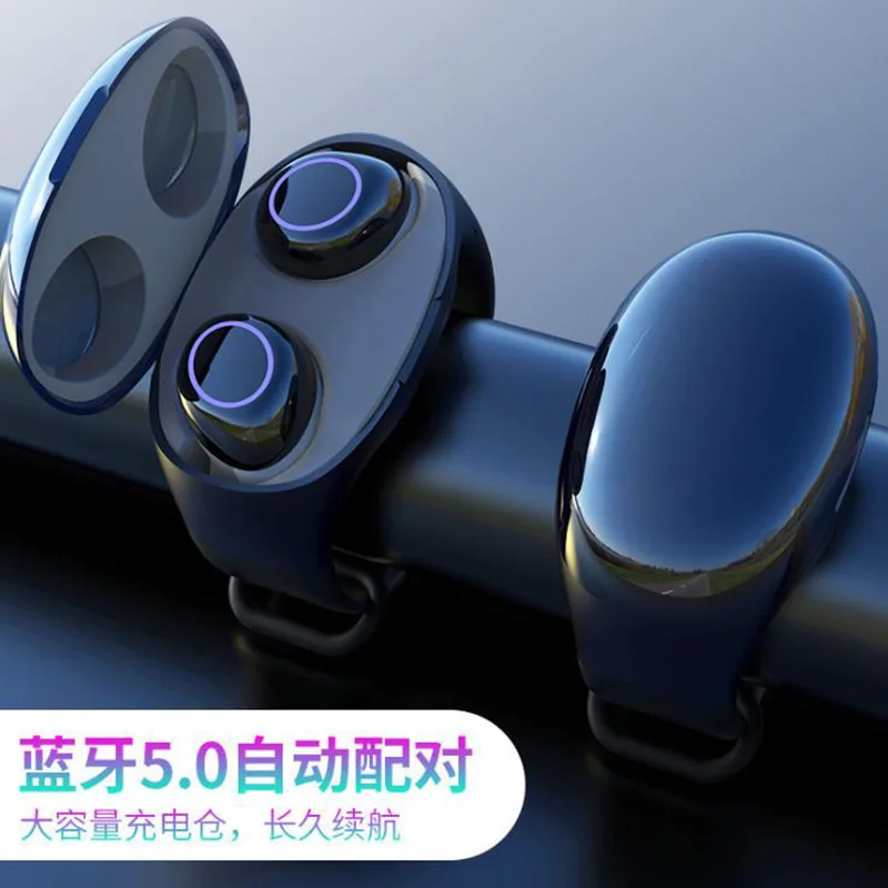 Беспроводная Bluetooth-гарнитура TWS 5 0 наручные наушники Bluetooth-наушники | Электроника