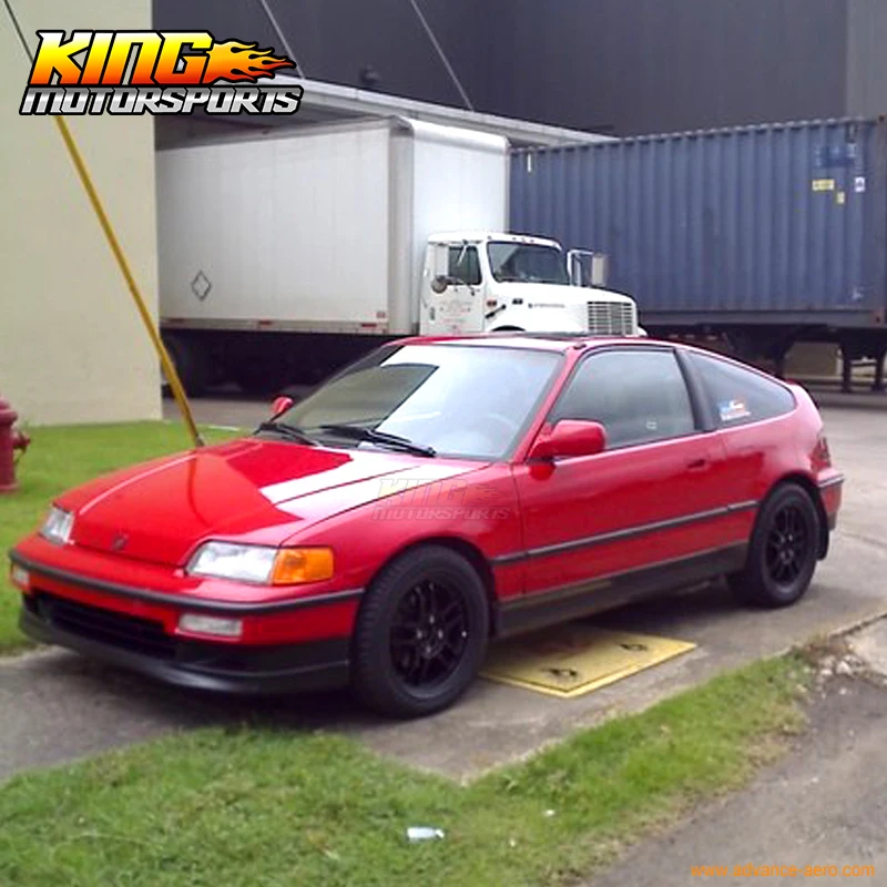 Подходит для Honda CRX Si 1990 1991 SIR T R стиль передний бампер спойлер поли уретан