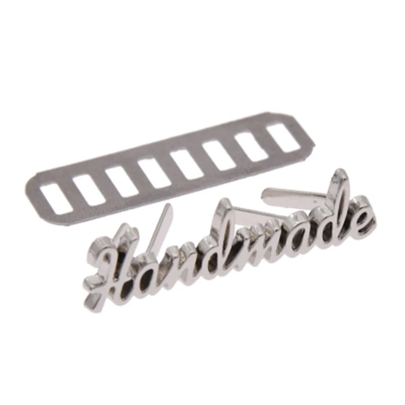 10 шт. ручной работы буквы металлические этикетки для джинсов обувь сумки бирки DIY