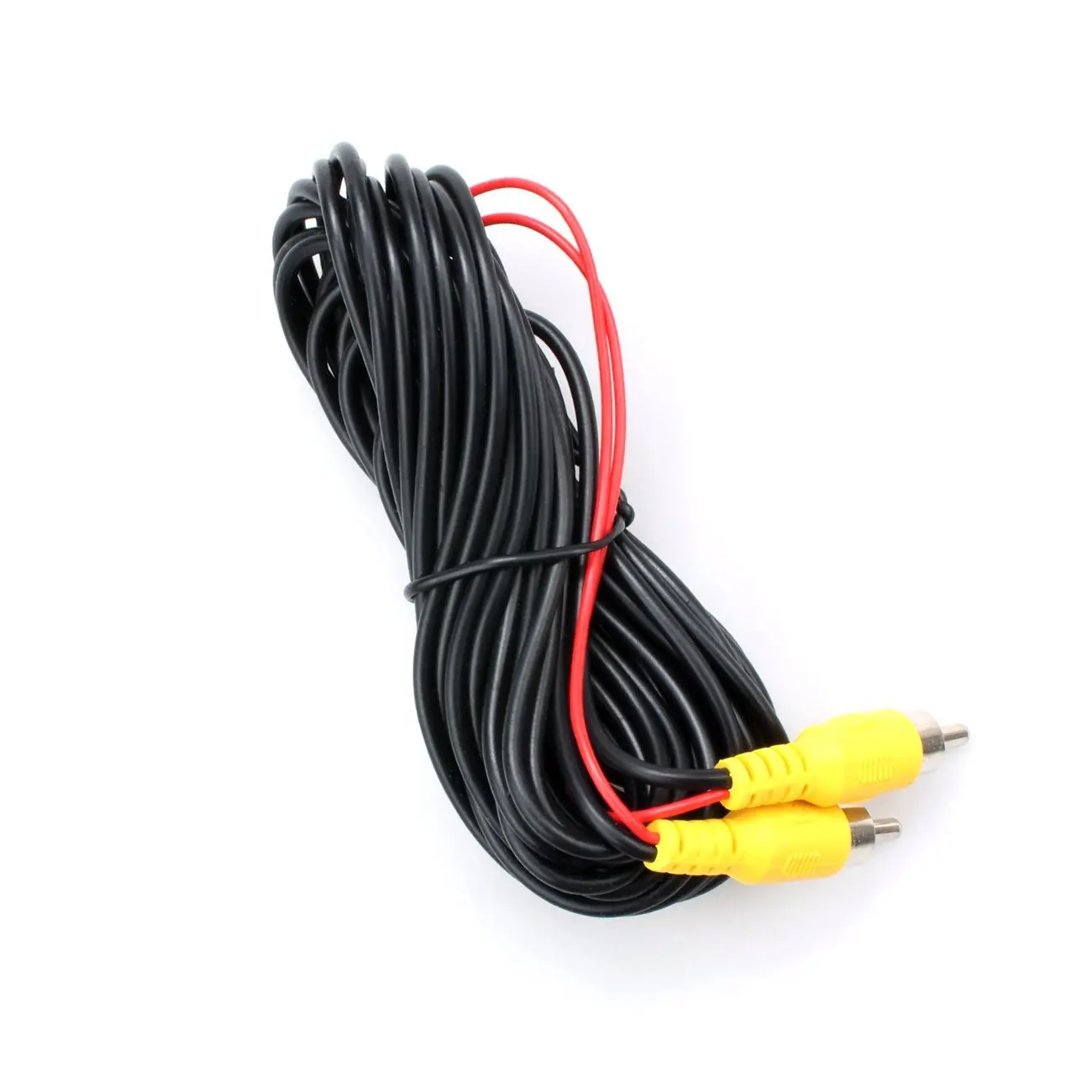 

AV Cable Universal auto RCA AV Cable wire harness for car rear view camera parking 6m video extension cable Free shipping