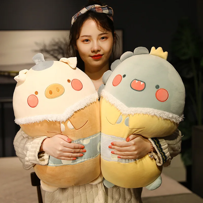 

Kawaii японское кимоно динозавр Плюшевая Кукла мультфильм аниме медведь плюшевая игрушка милое животное свинка Подушка детская мягкая подушк...