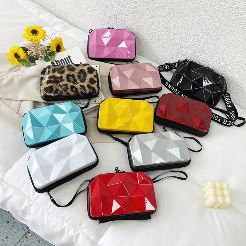 

Fashion Mini Suitcase Shape Boxes Handbag Hard Shell Shoulder Bag 2021 Women Bag Purse Small Crossbody Bags Female Sac Bolsas
