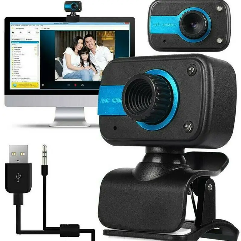 

Hd Webcam 480p Web Camera Built-In Digital Microphone Live Class Usb For Pc Computer Teaching Camera Camera Recording O3D4