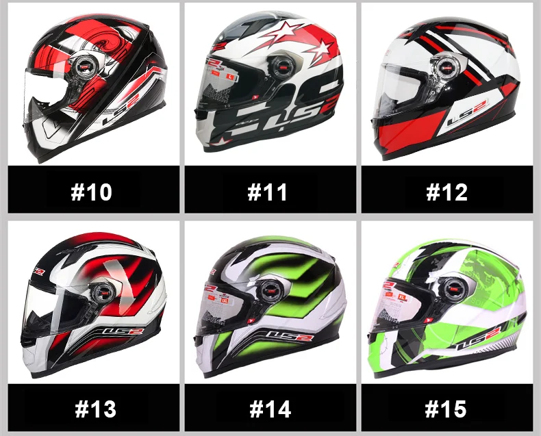 LS2 FF358 Полнолицевой мотоциклетный шлем rcycle moto rbike Racing Casco moto шлем capacetes ls2 capacete de moto cicleta