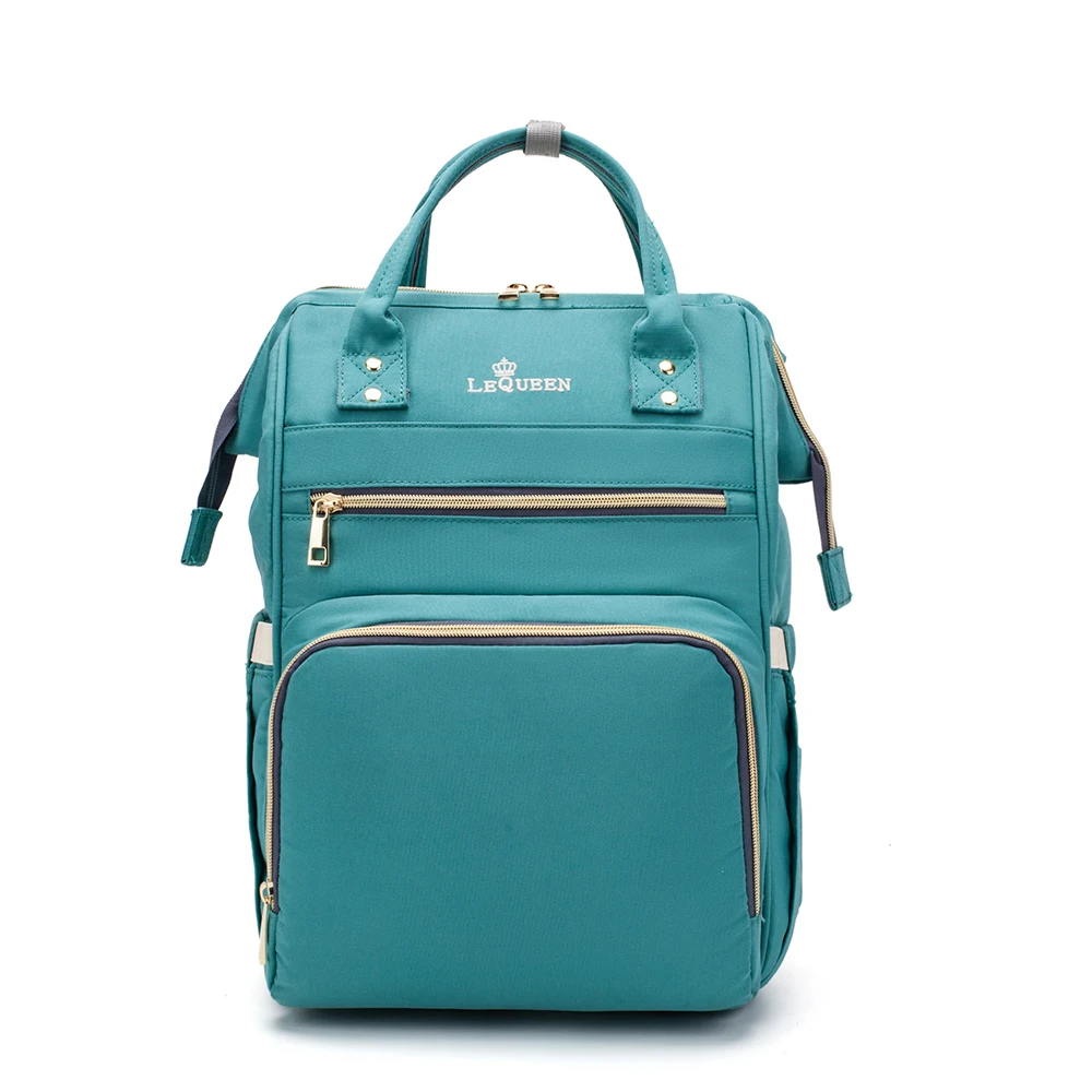 Сумка для подгузников рюкзак большой вместимости однотонная водонепроницаемая