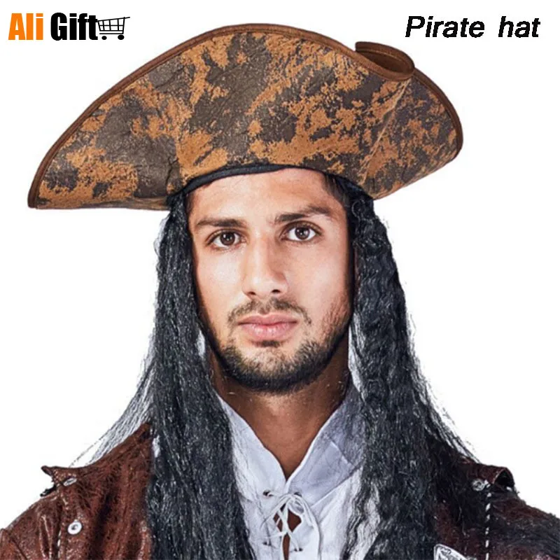 2021 Хэллоуин пиратское сокровище Карибского пирата косплей шляпа нож флаг маска