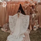 Женское винтажное платье в стиле бохо Don  Judy, кружевное платье с накидкой для беременных, вечернее платье для фотосессии, Одежда для беременных