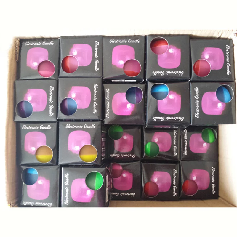 Мини подсветка ночной Светильник электрическая свеча дует Сенсор или