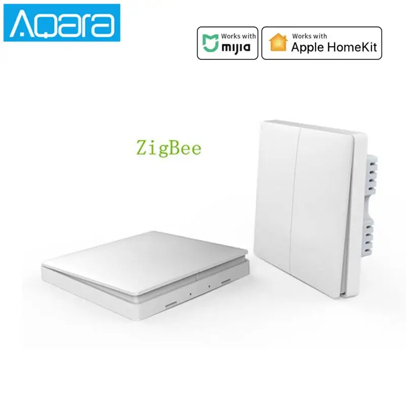 Умный настенный выключатель Aqara Zigbee Беспроводной Выключатель с одним пожарным