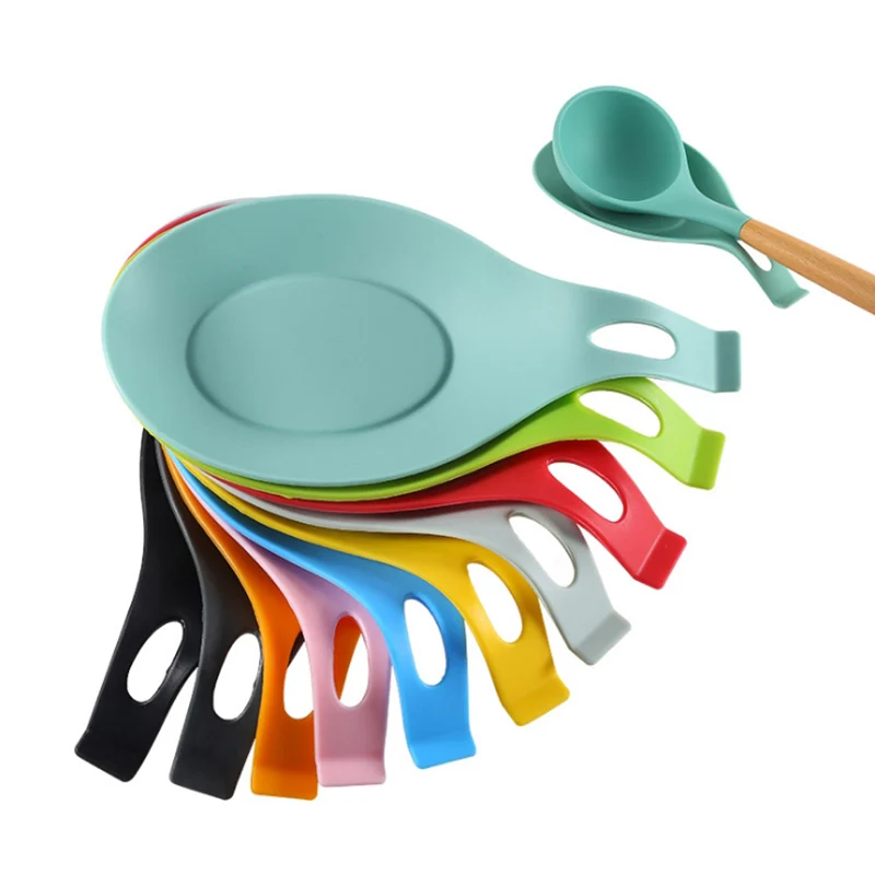 

Kitchen Tools Heat Resistant Silicone Put A Spoon Mat Insulation Mat Placemat