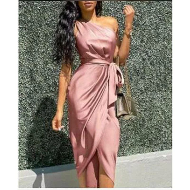 Женское платье новинка 2021 приталенное элегантное в европейском и американском