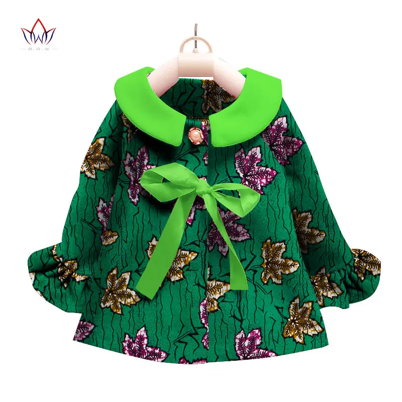 2017 Африканский Костюмы дети Дашики традиционные хлопок Платья для женщин