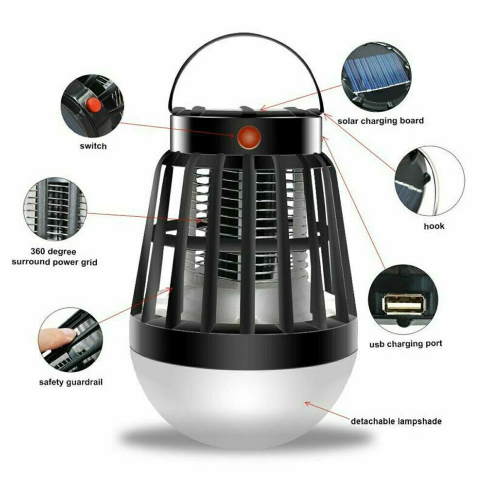 Светодиодный светильник для защиты от комаров УФ-ночник USB насекомые на