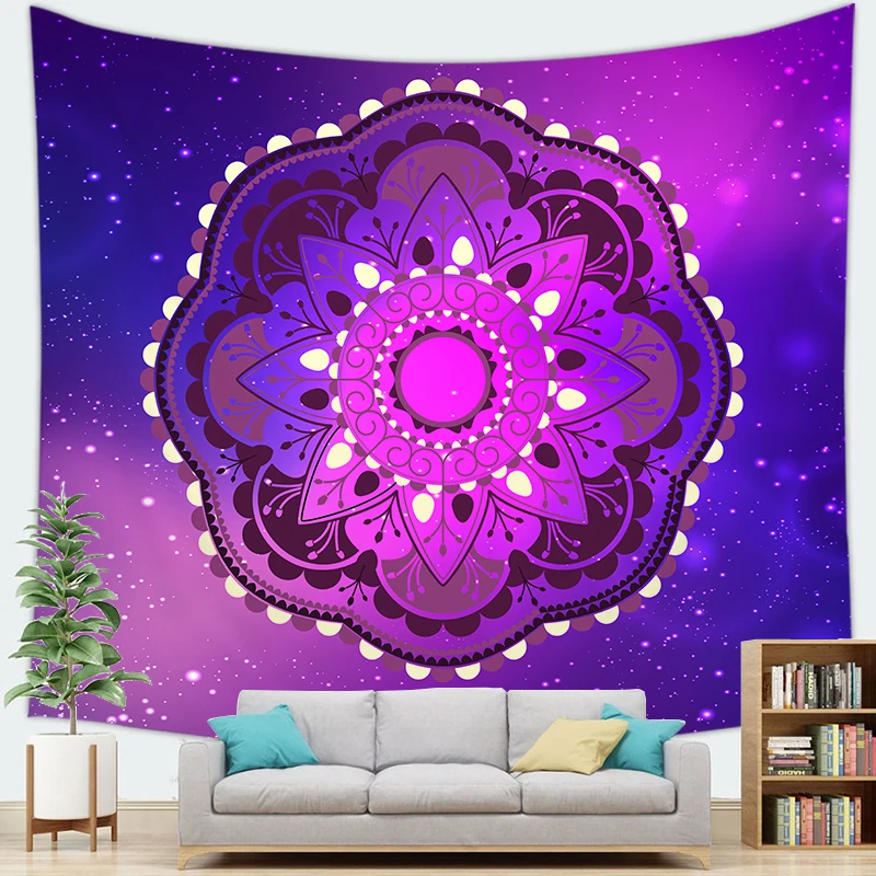 Оптовая продажа цветной гобелен из серии дурмана украшение для дома настенное |