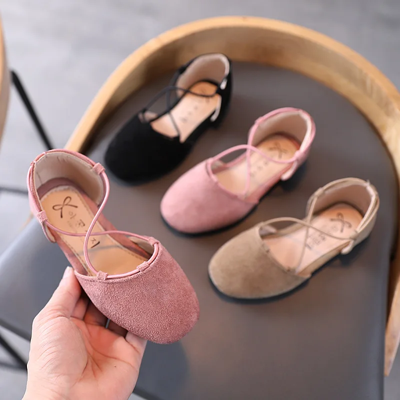 

PU Leather Shoes for Kids 2021 Casual Summer Footwear No Lacing Children's Shallow Shoes Breathable Girl's Fashion Flat Shoes