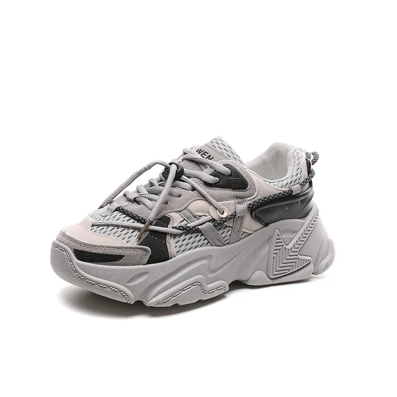 

Fashion Couple Sneaker Women Spring 2021 New Lace-up Versatile Sneaker Men and Women Breathable Street Shot Casual Shoes Women