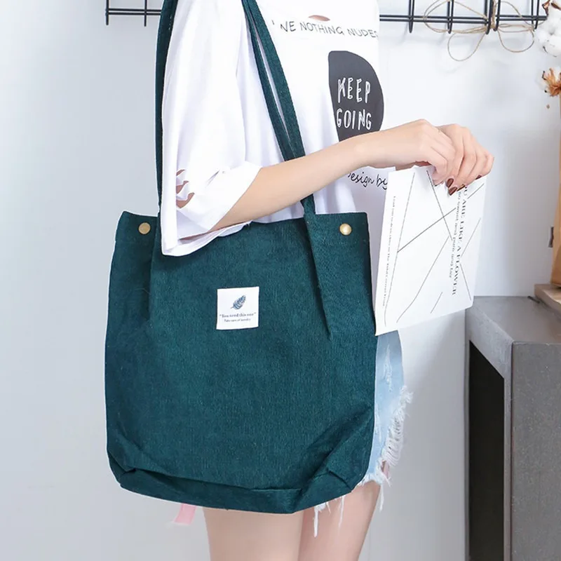 

Women Canvas Shoulder Tote Bag Large Cotton Cloth Shopping Bags For Lady Crossbody Female Handbag Foldable Reusable Shopper Bag