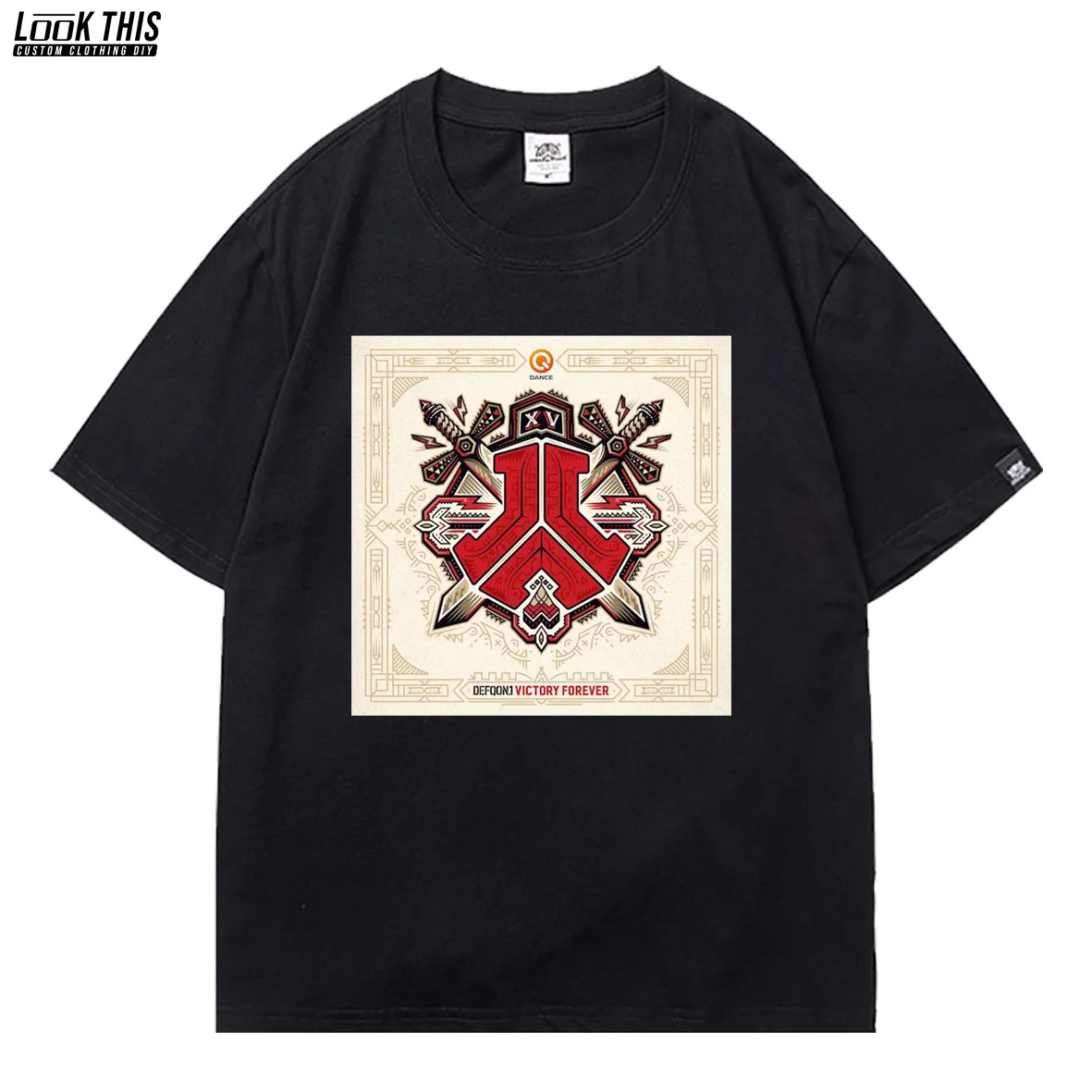 

Defqon.1 rock band hiphop short-sleeved t shirt super cool neutral street style top hardstyle lovers summer short sleeved female
