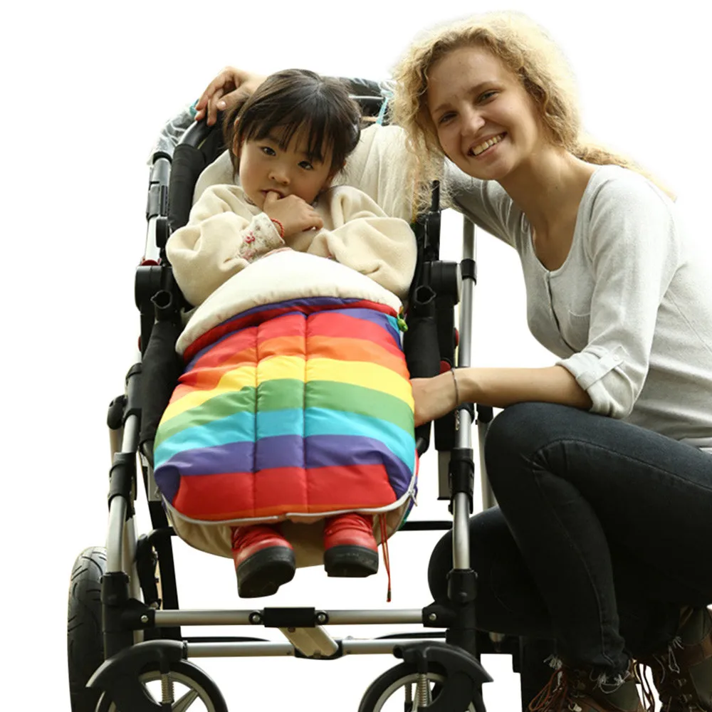 Зимняя универсальная муфта для ног детей ясельного возраста Удобная подкладка