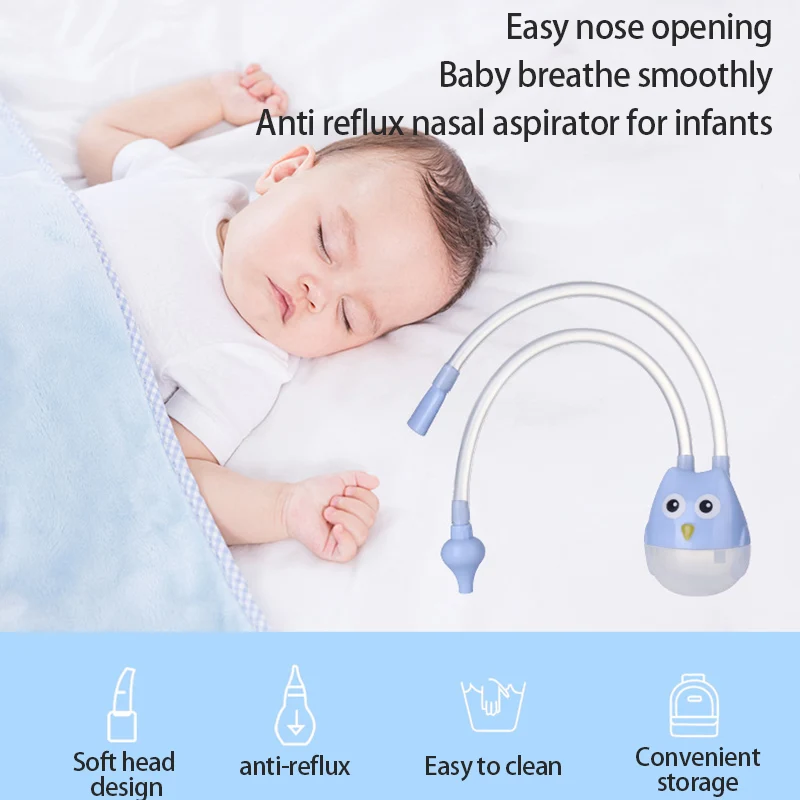 Aspirador de succi&oacute;n Nasal para beb&eacute;, limpiador de nariz, herramienta de protecci&oacute;n de succi&oacute;n, tipo de succi&oacute;n de boca para beb&eacute;, cuidado de la salud, env&iacute;o directo-3