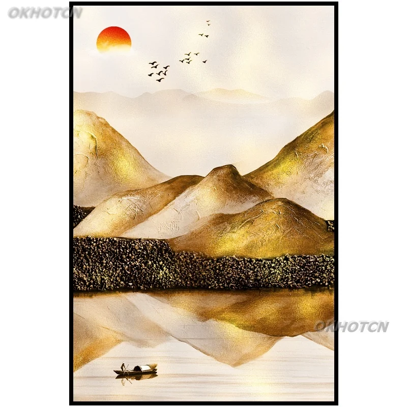 Настенная картина для гостиной коридора украшение дома в китайском стиле