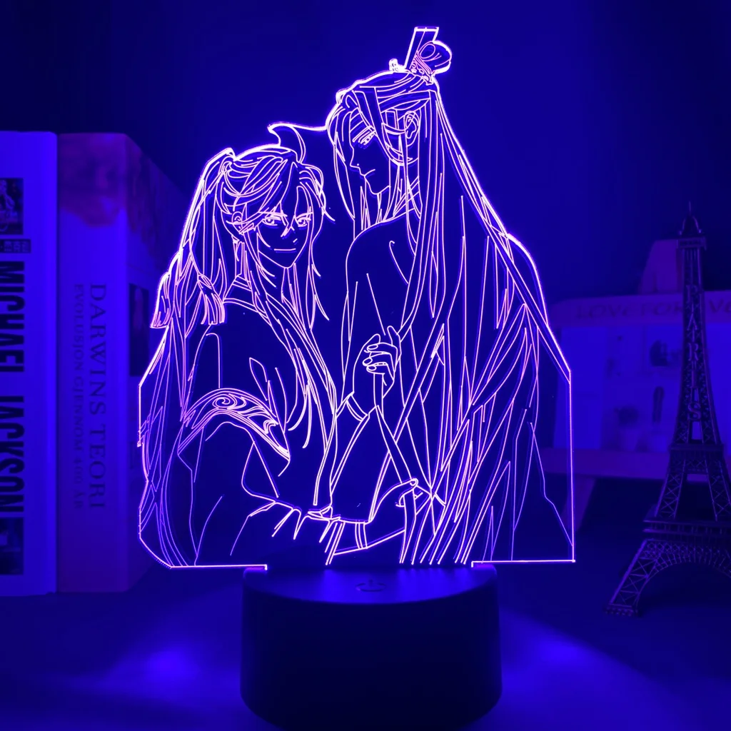 Acrylic 3d Light BL Mo Dao Zu Shi Lamp for Bed Room Decor Touch Sensor Colorful Led Night Light Lamp Mo Dao Zu Shi Lan Zhan