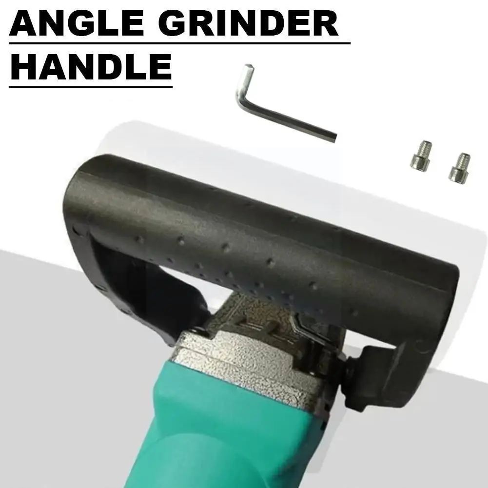

Angle Grinder Polishing Handle M8 Thread Auxiliary Side Anti-skid Tool Grinder Hand General Damping Handle Angle Grinding C0v9