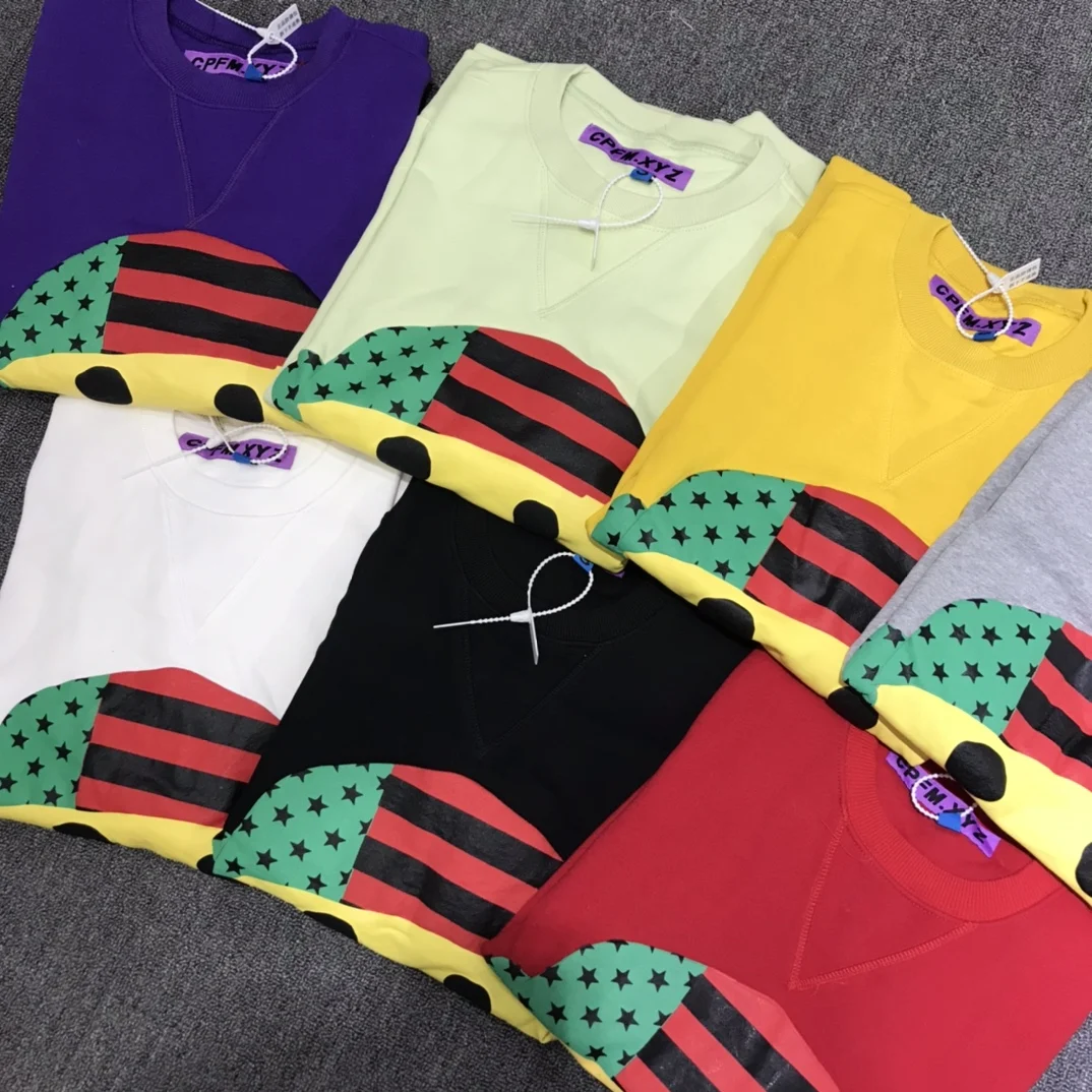 

NEW CPFM,XYZ Kanye Hoodie Women Men Smiley Print Fashion Trend Loose Hoodie Rap Hip-hop Sweatshirt