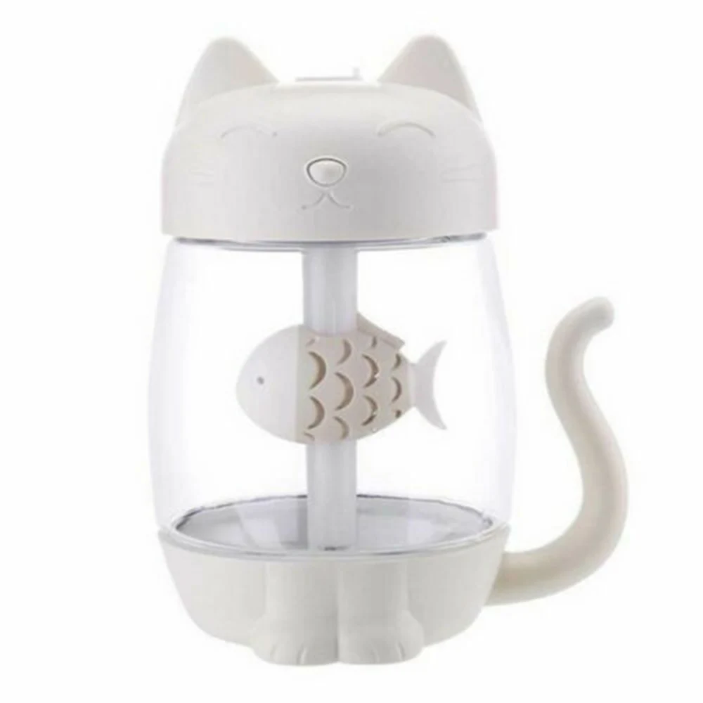 Utrasonic очиститель воздуха диффузор Увлажнитель вентилятор USB ночник домашний