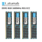 Серверная память Latumab DDR3 8 ГБ, 16 ГБ, 32 ГБ, 1600 МГц, REG ECC, 240 контактов, зарегистрированная ECC память, модуль памяти DDR3