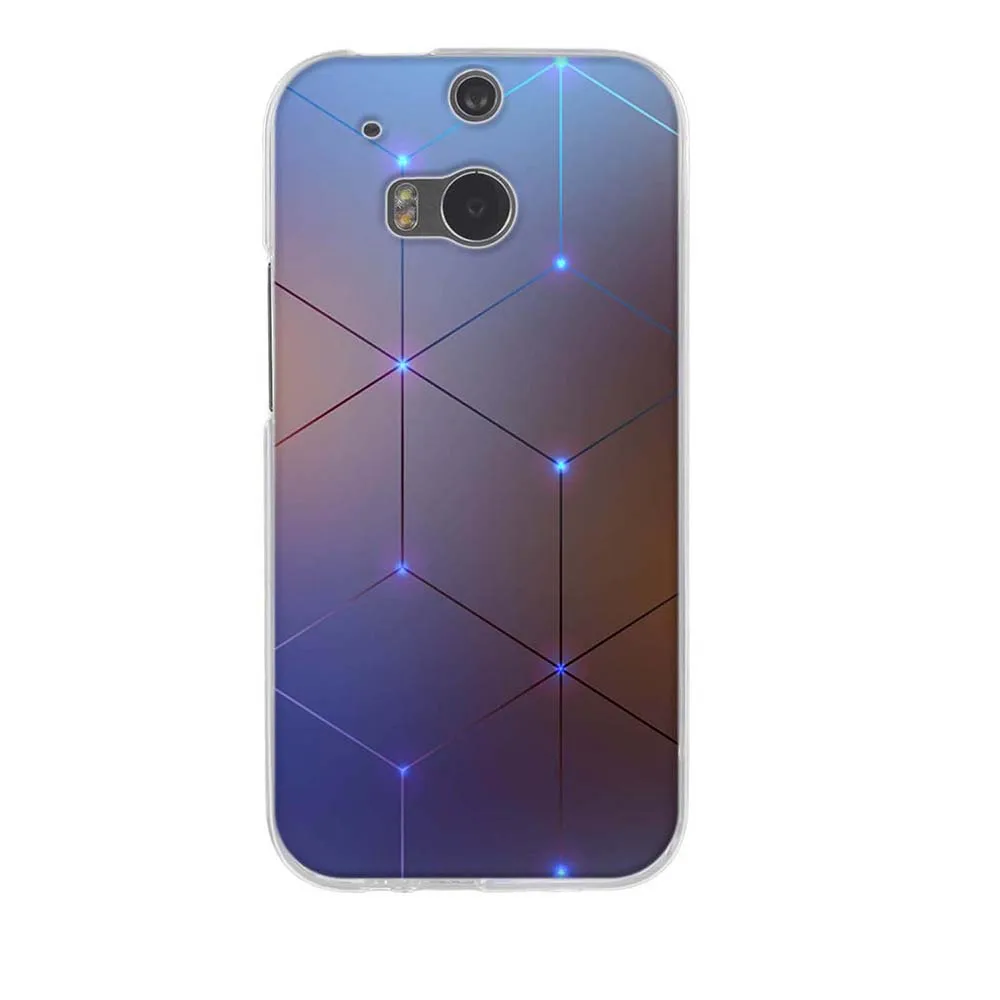 16 Чехол для htc One M8 M8s, чехол, мягкий чехол из ТПУ с узором для htc One M8 M8s, силиконовый чехол для htc One M8, защитные оболочки - Цвет: 16