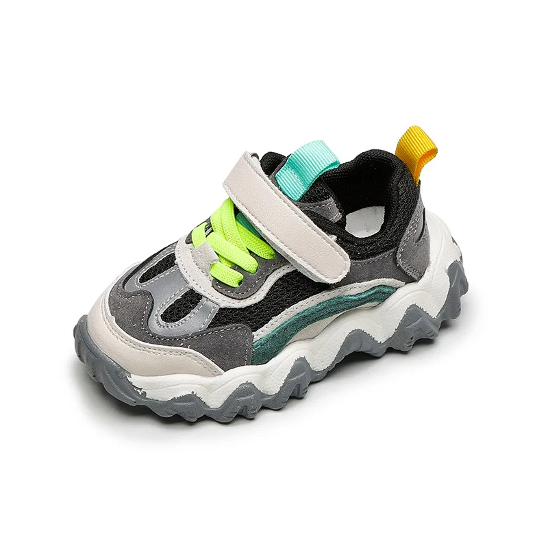 Весенняя детская повседневная сетчатая спортивная обувь беговая Обувь с мягкой