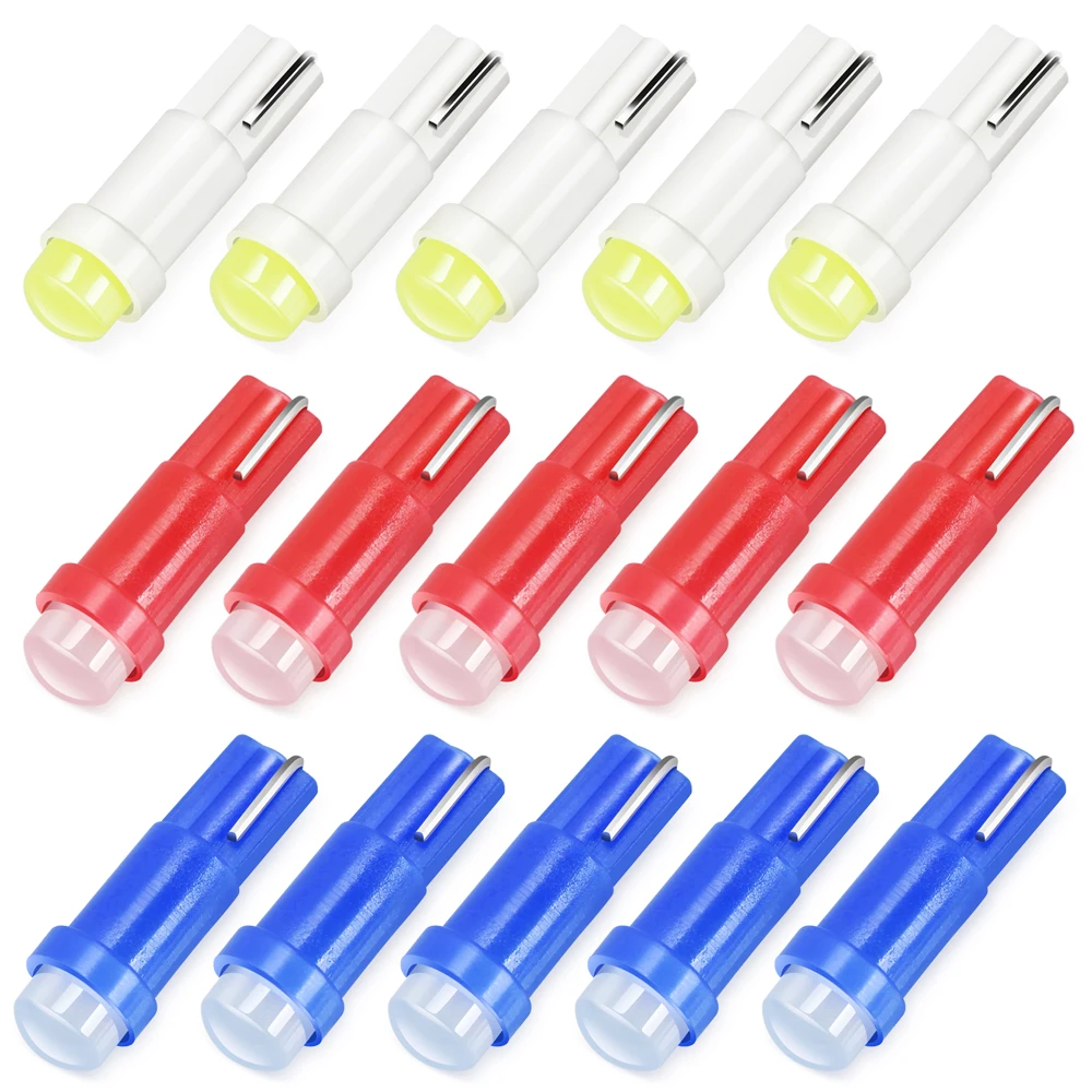 10 шт. светодиодная керамическая лампа T5 для салона автомобиля Renault megane 2 clio duster