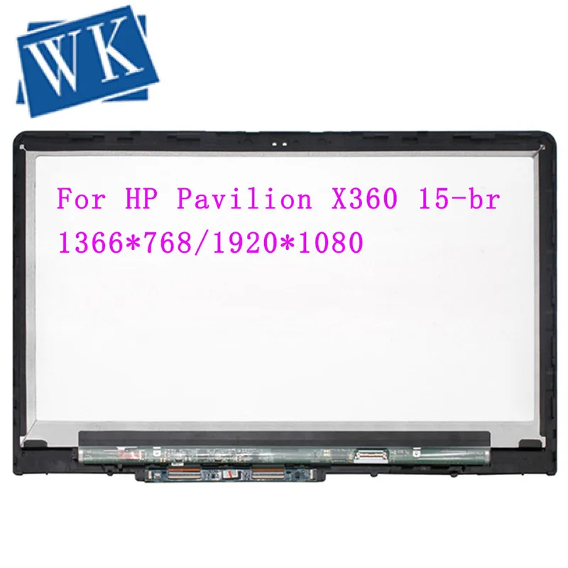 Сенсорный ЖК-экран 15 6 дюйма с дигитайзером в сборе для HP Pavilion x360 15-br 15-br077nr 15-br077cl