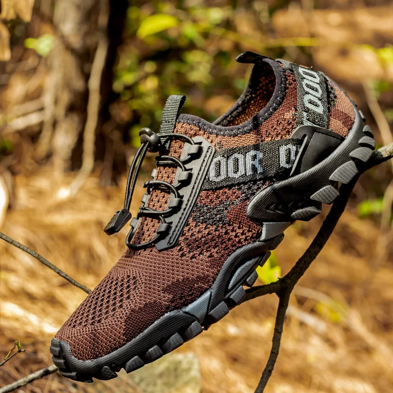 

Summer Hiking Shoes for Men Outdoor Trekking Sandals Quick Dry Water Sport Sneakers Men Upstream Shoes Wading Shoes Hiking Shoes