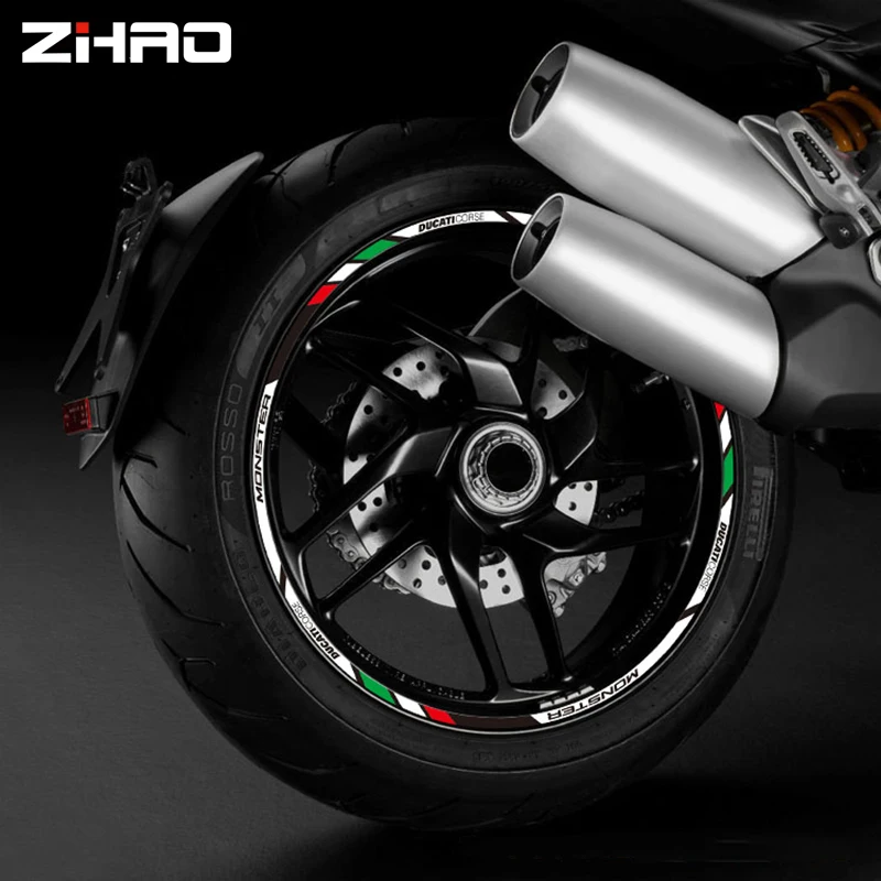 Водонепроницаемая Светоотражающая наклейка для мотоцикла Ducati