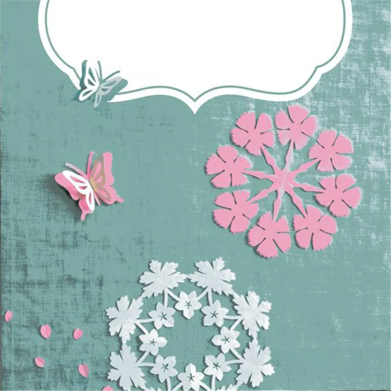 DiyArts цветочные круглые штампы Сова Луна Любовь Птица металлические Вырубные