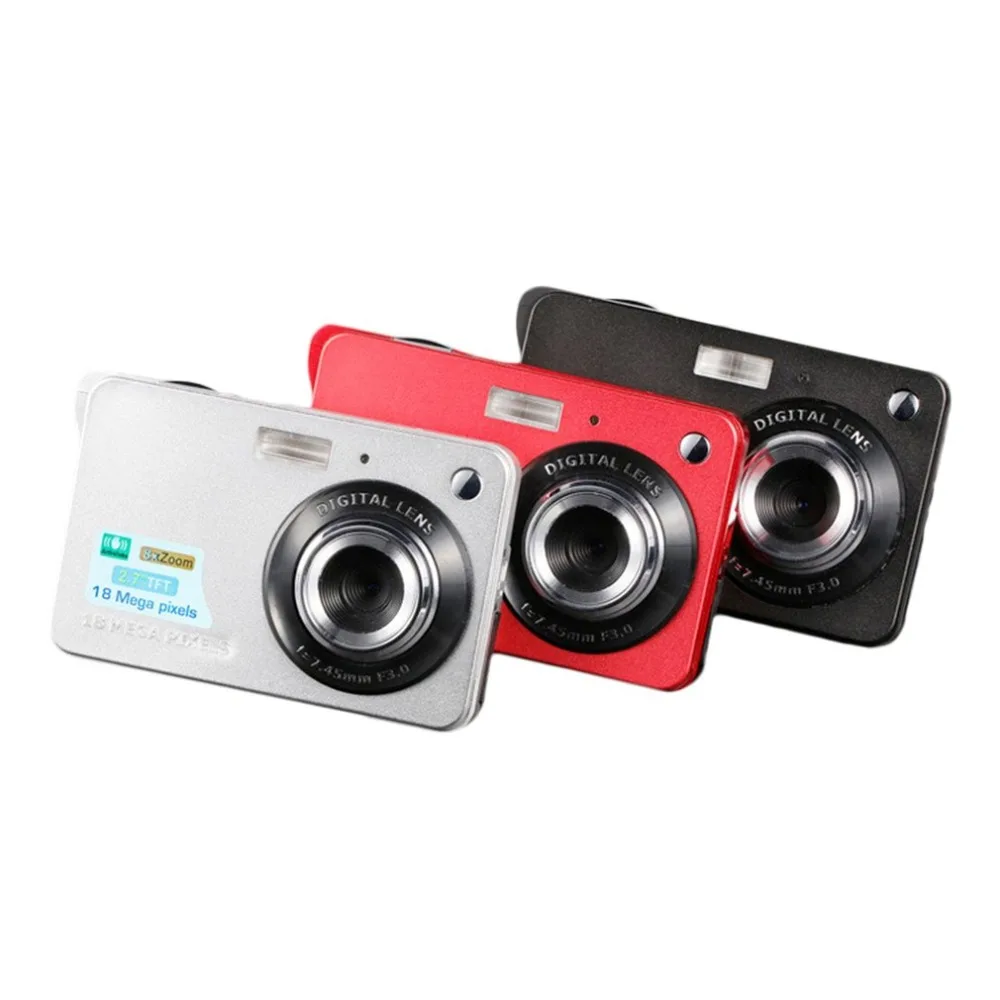 

Digital Camera HD TFT LCD Display video camera 18MP 720P 8x Zoom Anti-Shake Camcorder CMOS 2.7 Inch Micro Camera Video Drop Ship