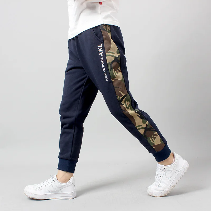 As Picture Спортивные штаны для мальчиков, детские штаны с карманами для мальчиков, Осенние лосины для мальчиков, детская одежда для активного отдыха, зимняя одежда для мальчиков-подростков 4, 6, 8, 14 лет - Цвет: As Picture