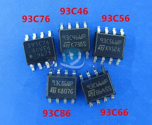 10 шт. 93C46 93C56 93C66 93C76 93C86WP 93C86 SOP8 автомобиль инструмент хранилище ic чип|Интегральные