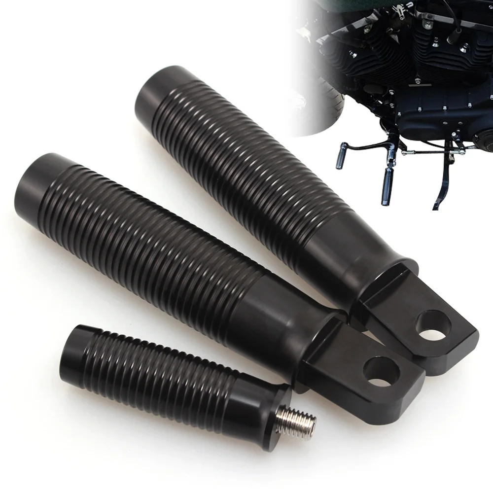 

Черная алюминиевая подставка для ног Набор для Harley Sportster XL1200 883 Softail Dyna Street Motorcycles