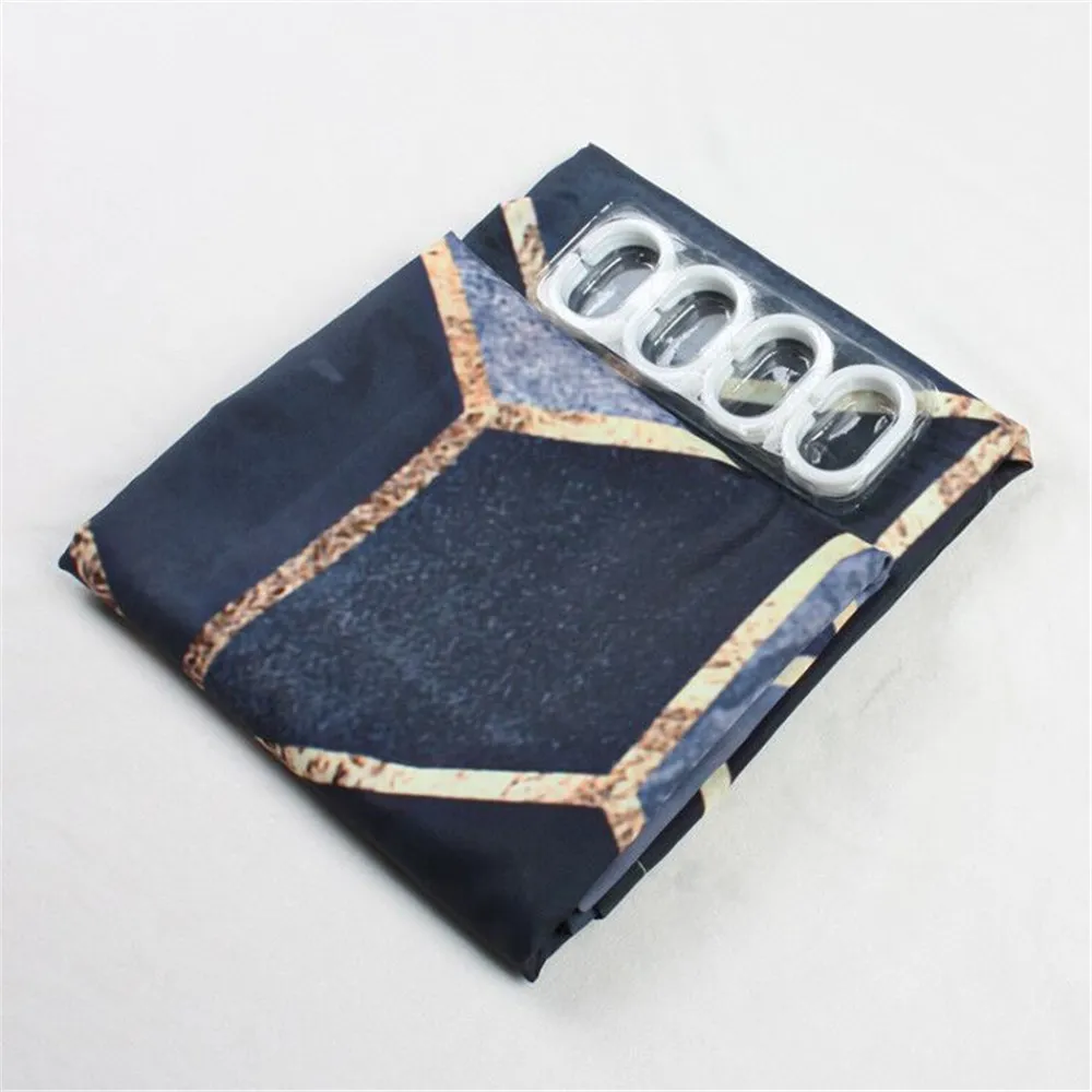 Индивидуальная занавеска для душа ванной Прямая поставка Полиэстеровая