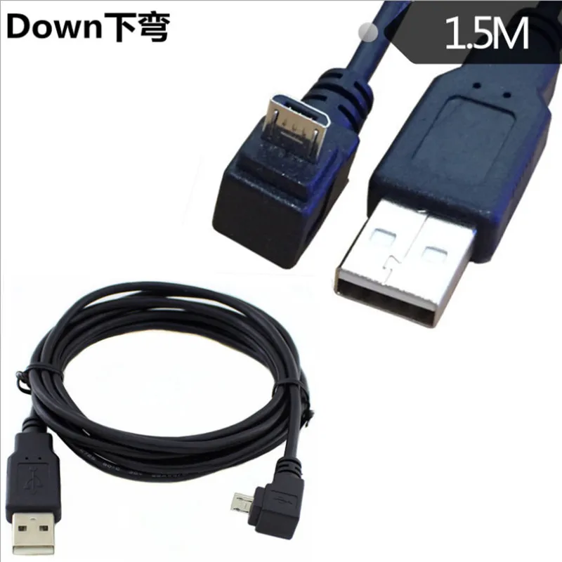 USB 2,0 type A Мужской микро USB прямоугольный кабель для зарядки данных для телефонных звонков и планшетов