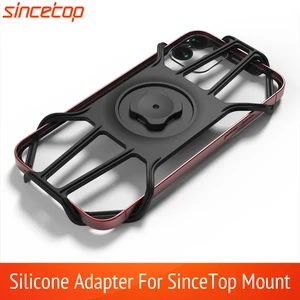 universal silicone adapter for sincetop quick mount phone holder for air ventcarbikebelt clipwallarmbandwristband mount free global shipping