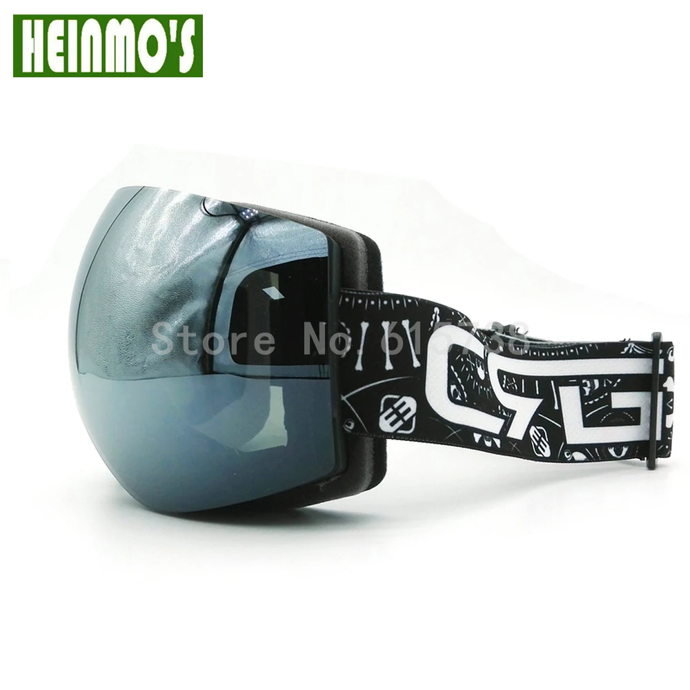 Зимние спортивные лыжные очки для сноуборда с защитой от тумана и УФ мужчин