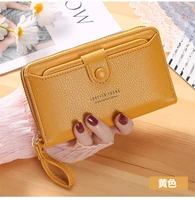 women wallet female fashion cusual long pu leather coin purses ladies clutch money bag passport credit card holder phone pocket